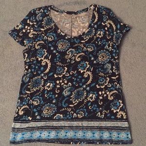 Loft Medium T-Shirt With Flower Pattern